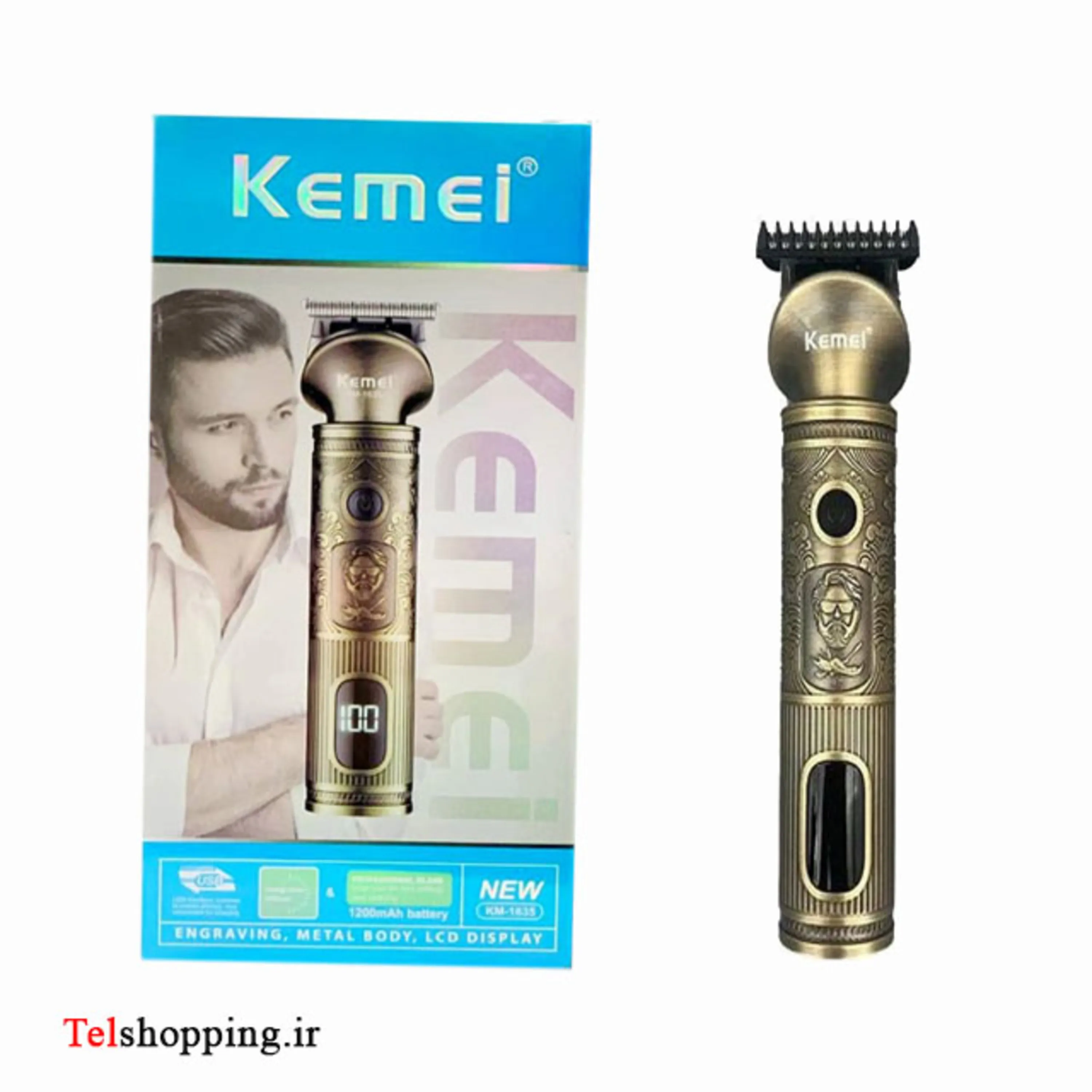 ماشین اصلاح موی سر و صورت و بدن کیمی مدل KM1635